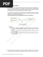 More Exercises On Theoretical Framework