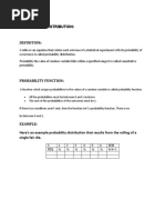 Topic Probability Distributions