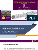 Pertemuan 15. Beban Kelistrikan Kamar Mesin