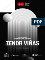 58 Concurs Tenor Vinas - Programa