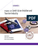 Impact of Covid-19 on Aviation and Tourism Industry
