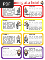 Hotel Role-Play Scenarios for ESL | PDF