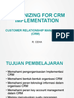 OPTIMIZING CRM STRUCTURES