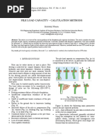 Pile Load Capacity - Calculation Methods: DOI: 10.1515/sgem-2015-0048