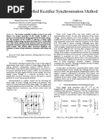 6-Pulse Controlled Rectifier Synchronisation Method