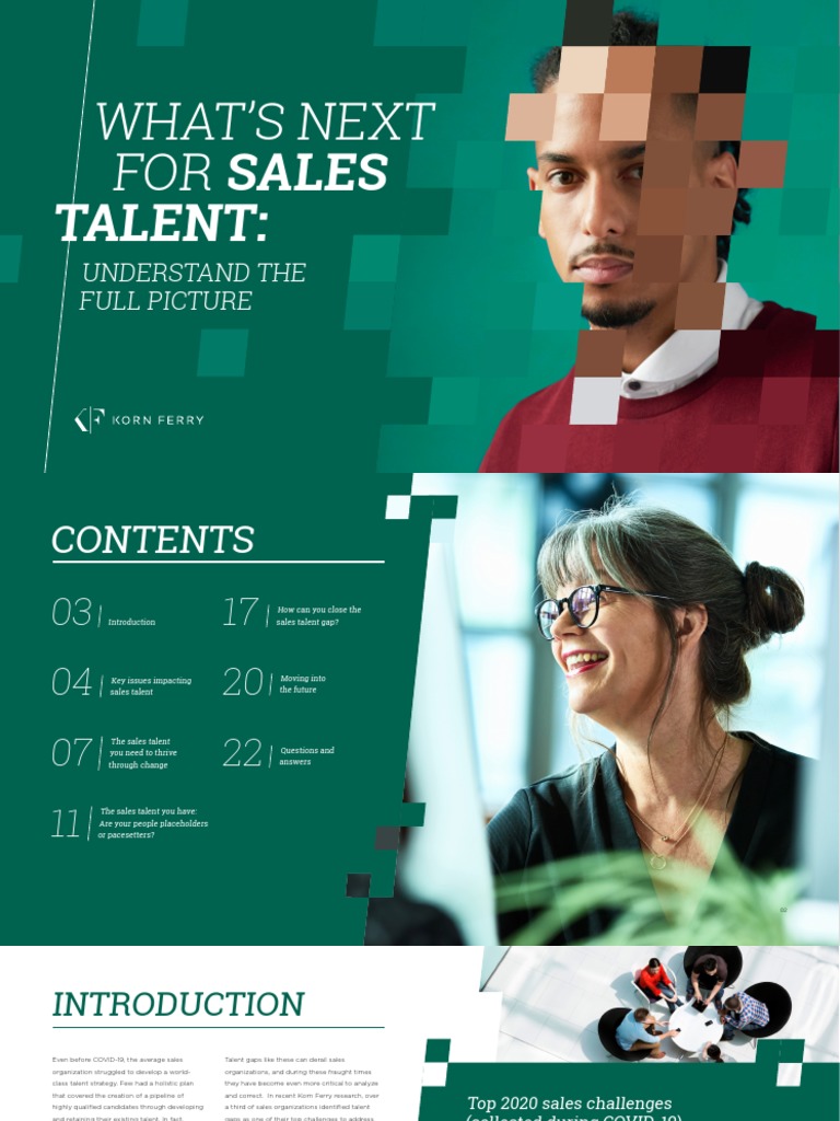 Korn Ferry Whats Next For Sales Talent | PDF | Sales | Learning