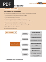 Unit 3: Issue of Debentures: Learning Outcomes