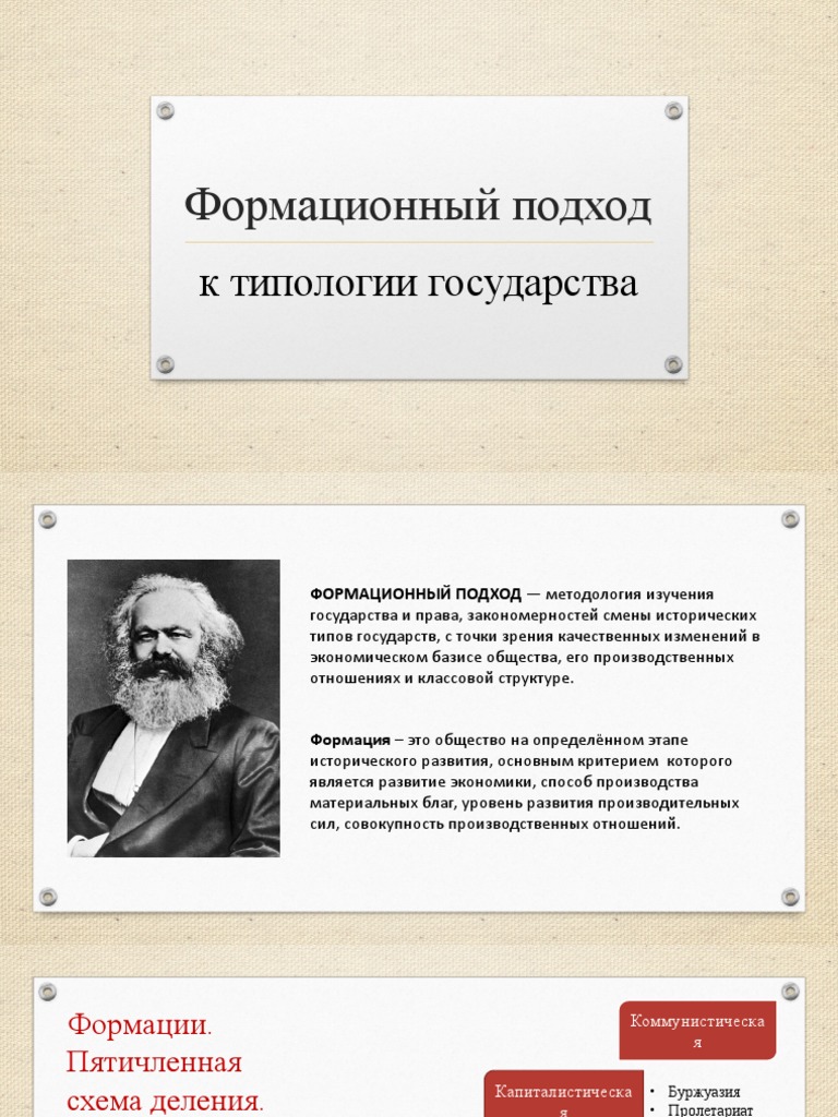 Формационный Подход | PDF