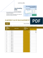 Earned Value Management Template: Gantt Chart - x000D