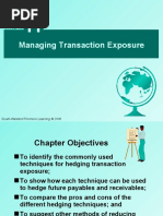 Managing Transaction Exposure