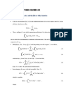 Fourier Series and Dirac Delta Function