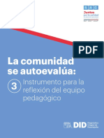 La Comunidad Se Autoevalua Taller Equipo Pedagogico