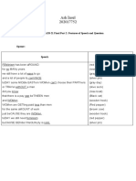 Aslı İnsel 202017752: Listening1 FA20-21 Final Part 2: Features of Speech and Question