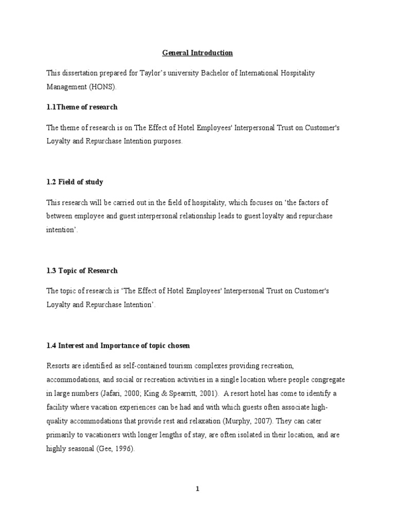 Sample Paper Dissertation Paper | PDF | Survey Methodology | Customer ...