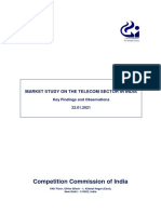 Market Study on the Telecom Sector in India