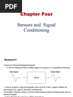 Chapter 4.0 Sensor and Signal Cond