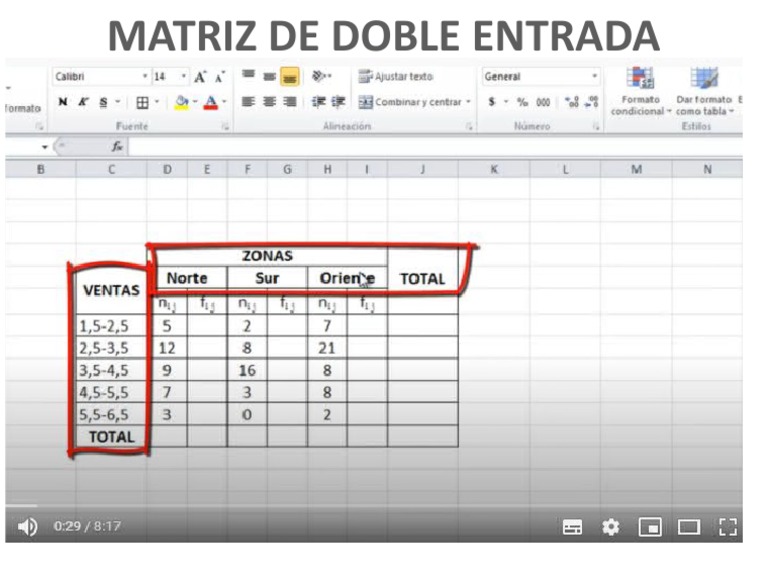 Matriz de Doble Entrada PDF