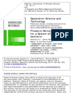 Separation Science and Technology: To Cite This Article: Xiaochun Lu, Daniel Rothstein, Richard Madey &