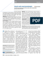 A New Model For Screening For Early-Onset Preeclampsia