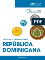 IRENA REmap Republica Dominicana 2016