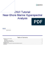 ENVI Tutorial: Near-Shore Marine Hyperspectral Analysis: Verview of HIS Utorial