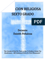 Modulo de Religion de Sexto Grado