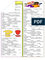 Modal Verbs: Multiple Choice