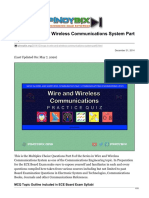 MCQ in Wire and Wireless Communications System Part 8 ECE Board