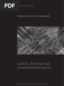 Sonic Thinking - A Media Philoso - Bernd Herzogenrath