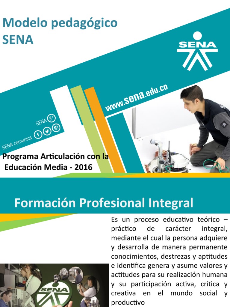 Modelo Pedagógico Sena - 2016 | PDF