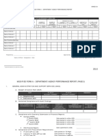 Annex 3A Modified Form A Department Agency Performance Report