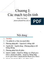 Chương I - Cac Mach Tuyen Tinh