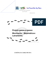 Projeto passo-a-passo: movimento, matemática e letramento