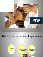 African American Experience SOC 269
