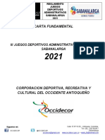 Carta Iii Juegos Deportivos Administrativos 2020 - Marzo 25.26.27 y 28 2021