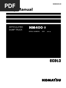 HM 400 2 Shop Manual Complete