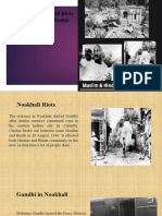 The History of Noakhali Riots and Gandhi Peace