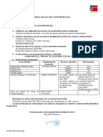 Declaratia de Conformitate StarTex