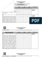 Organización Curricular Trimestral de Lenguaje y Comunicacion y Literatura Octavo