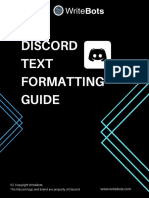 Discord Formatting Guide