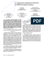 A Reference Test Setup and Comparison Between Different HPEM Testing Schemes