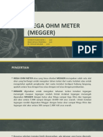 MEGA OHM METER (MEGGER)