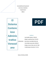 Sistema Contencioso Administrativo.