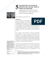 APROXIMACIONES AL CONCEPTO DE FELICIDAD COMO REFERENTE EN TIEMPOS DE DESENCANTO