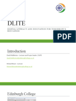 Dlite: Digital Literacy and Innovation For Tomorrow'S Education