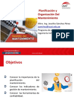 Planificación y Organización Del Mantenimiento