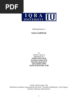 Marketing Report
