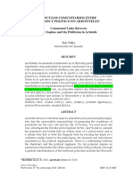 VÍNCULOS COMUNITARIOS ENTRE SOPHOS Y POLÍTICO EN ARISTÓTELES