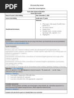 Application Letter Lesson Plan | PDF | Human Communication | Communication