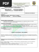 C. Naturales 3° Entrega 2 Periodo 1 2021